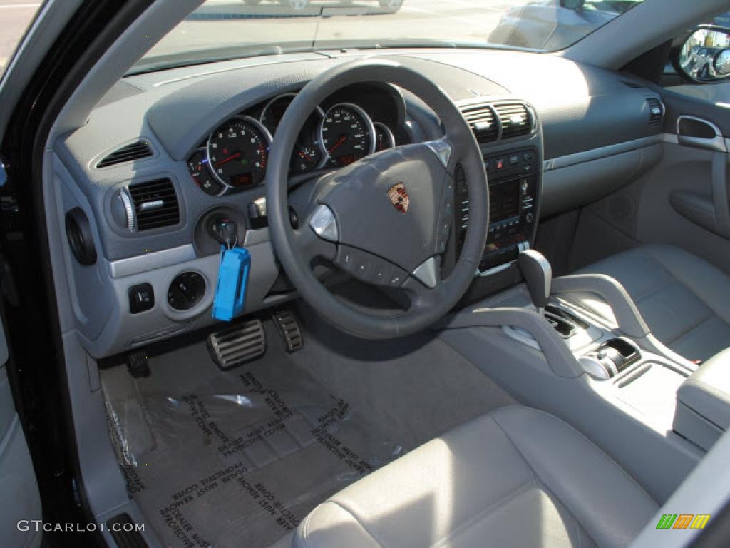 2009 Porsche Cayenne S Stone/Steel Grey Dashboard Photo #41289645