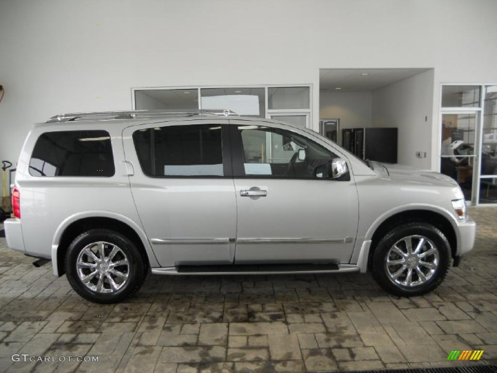 Silver Indulgence 2010 Infiniti QX 56 4WD Exterior Photo #41289797