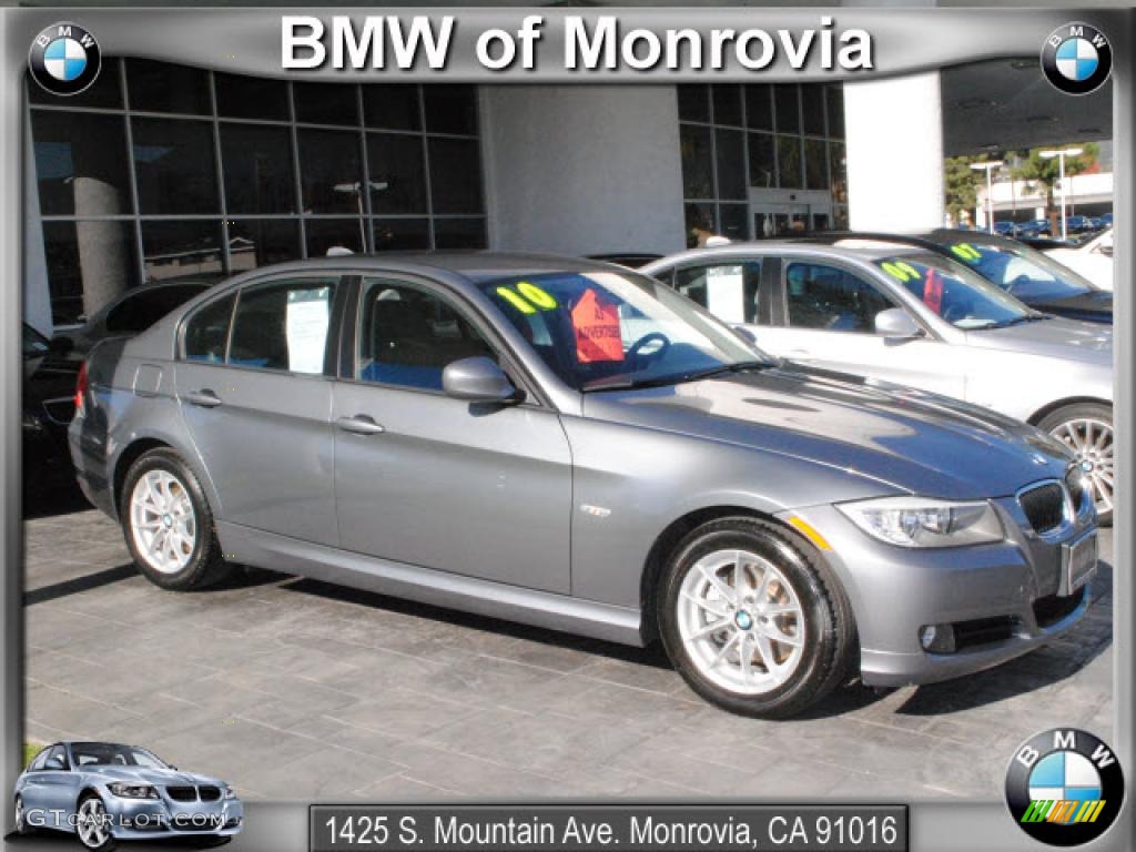 2010 3 Series 328i Sedan - Space Gray Metallic / Black photo #1