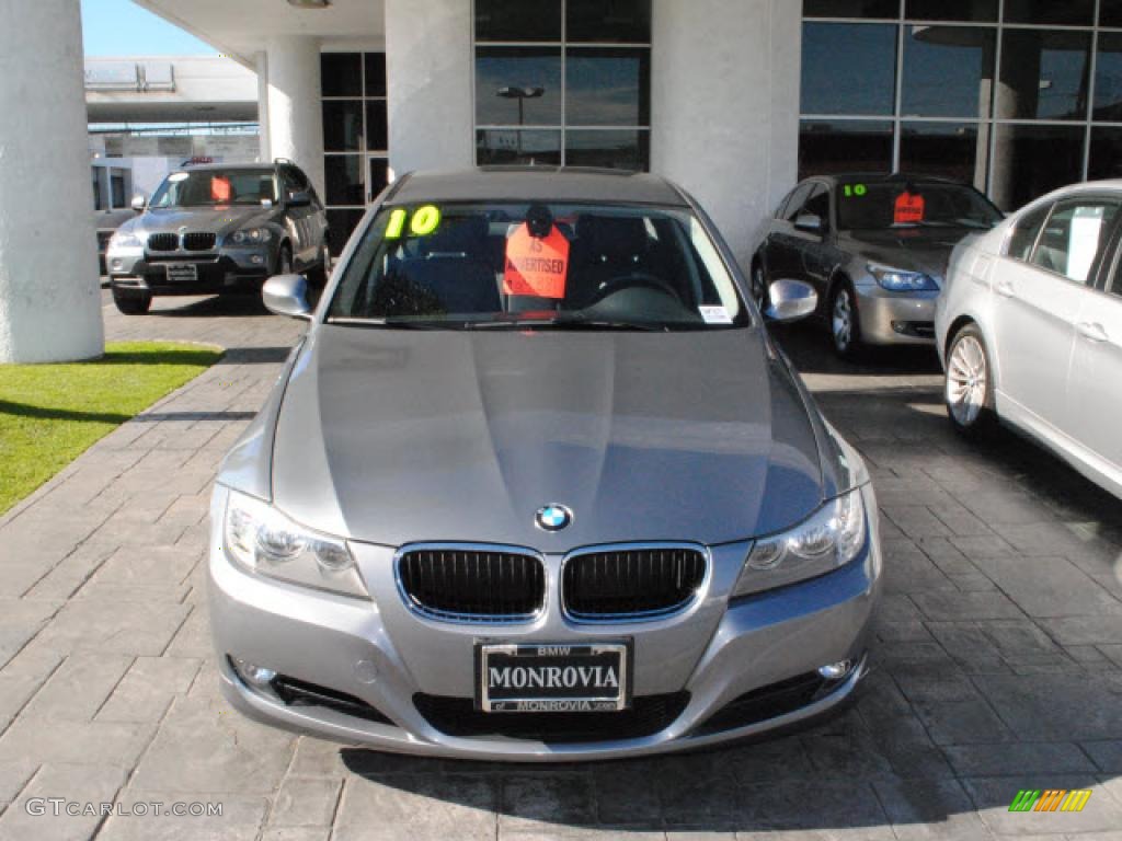 2010 3 Series 328i Sedan - Space Gray Metallic / Black photo #2