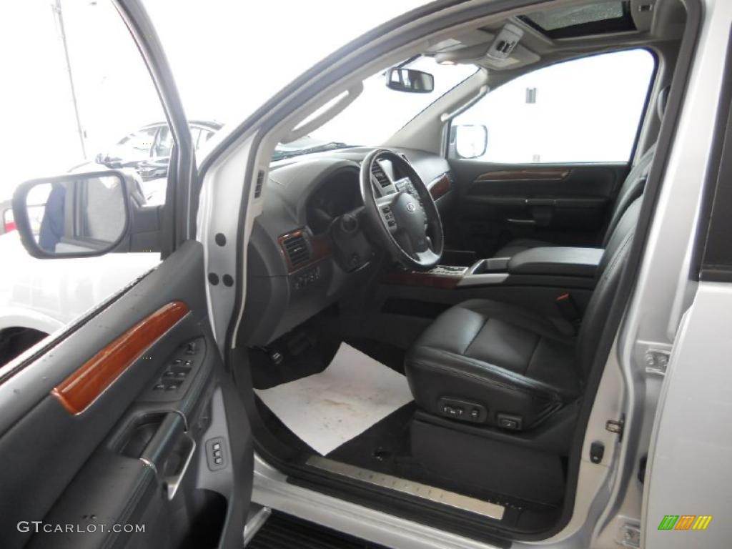 Graphite Interior 2010 Infiniti QX 56 4WD Photo #41289865