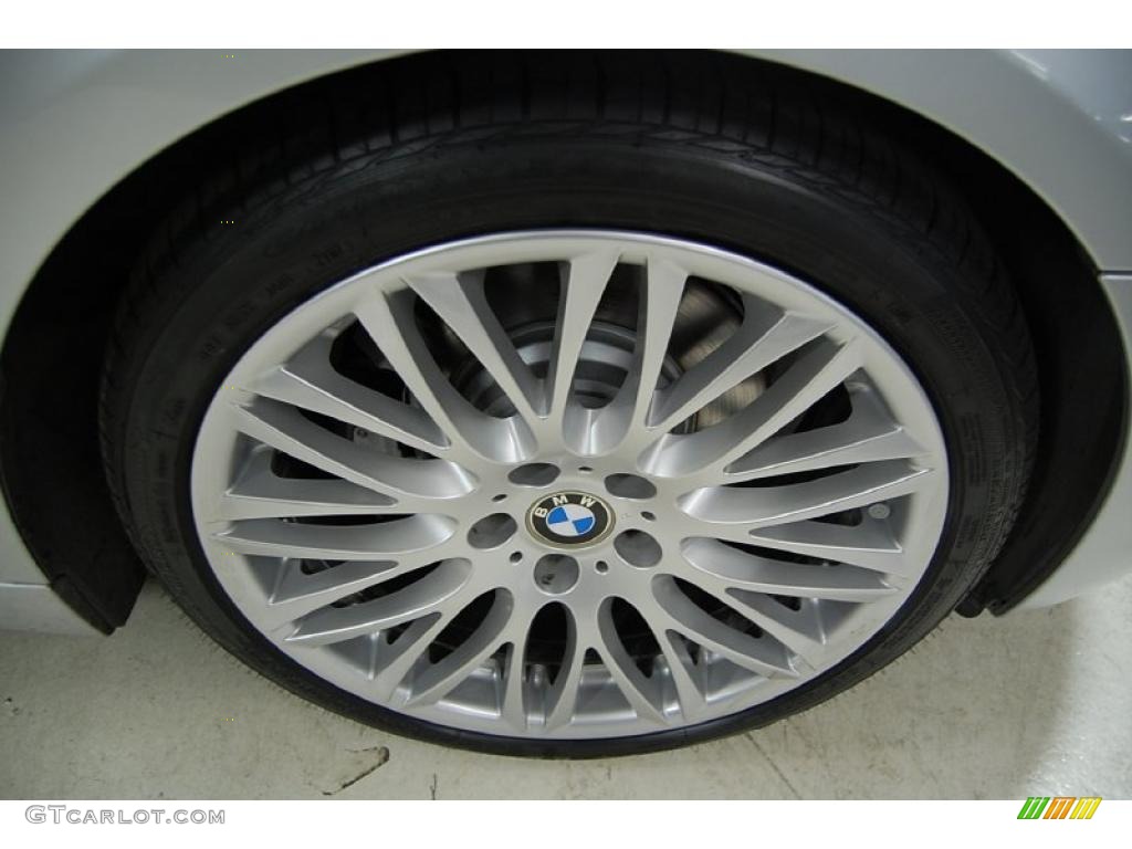 2008 7 Series 750i Sedan - Titanium Silver Metallic / Black photo #3