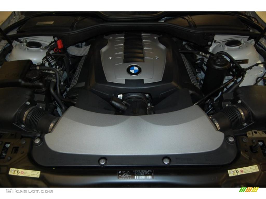 2008 7 Series 750i Sedan - Titanium Silver Metallic / Black photo #17
