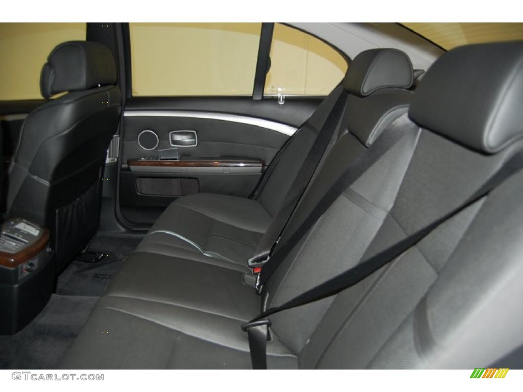 2008 7 Series 750i Sedan - Titanium Silver Metallic / Black photo #25