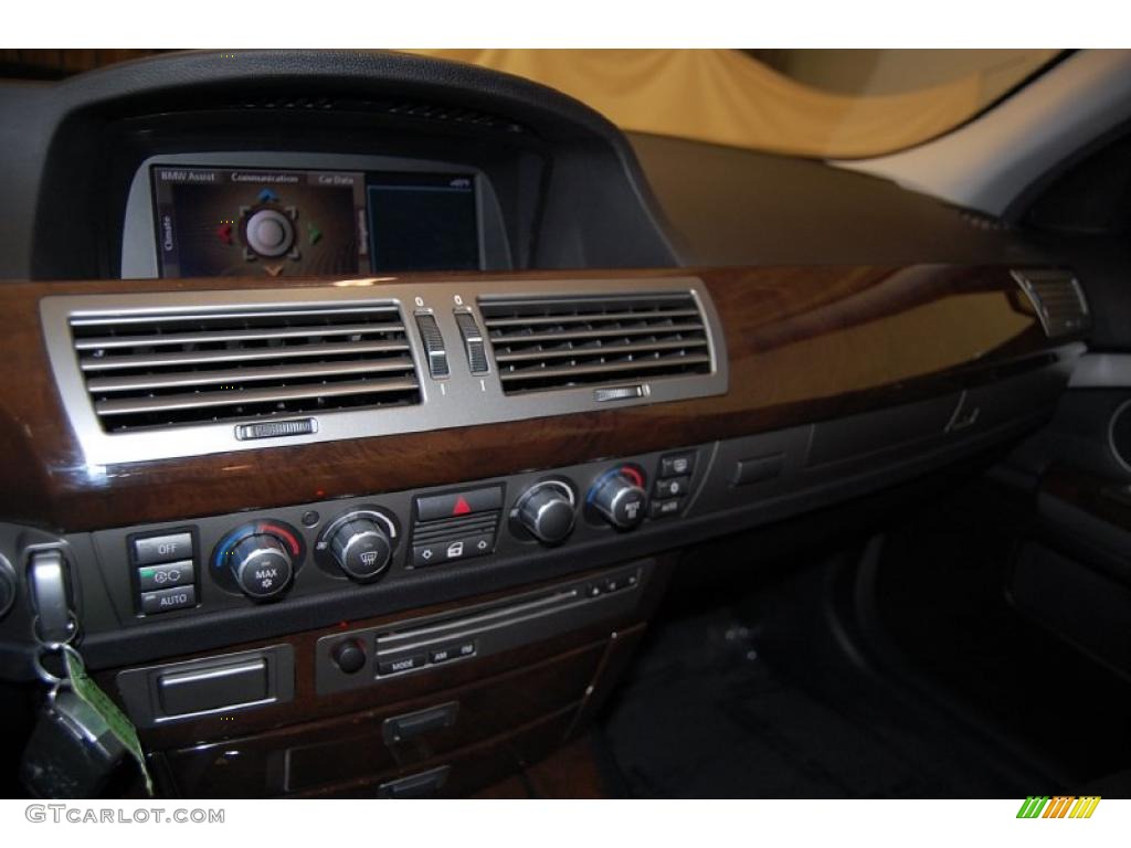 2008 7 Series 750i Sedan - Titanium Silver Metallic / Black photo #33