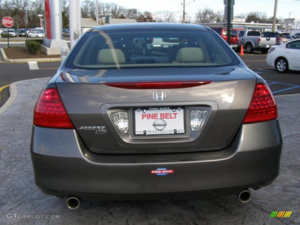 2007 Accord LX V6 Sedan - Carbon Bronze Pearl / Ivory photo #6