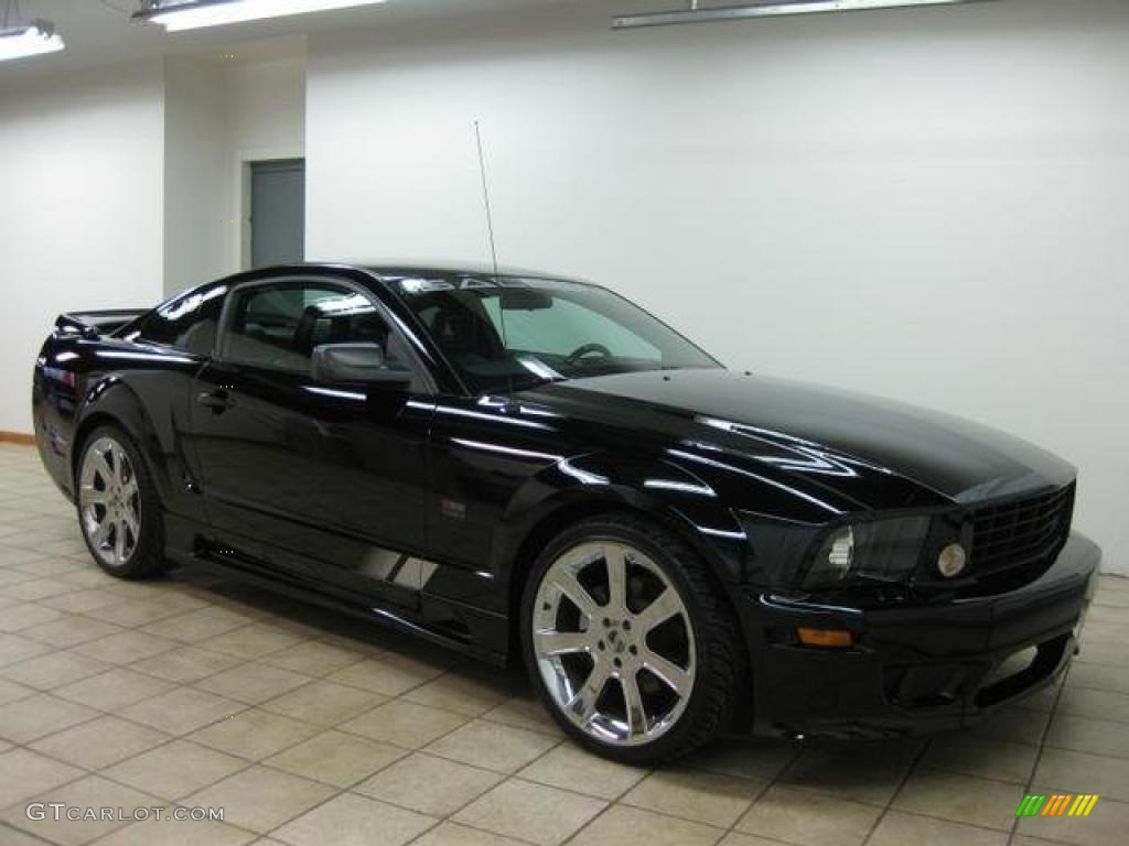 2005 Mustang Saleen S281 Coupe - Black / Dark Charcoal photo #2