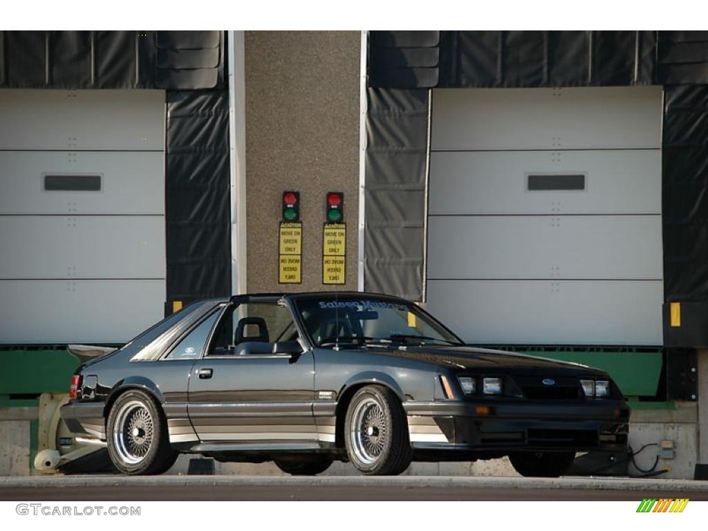 1985 Mustang Saleen Fastback - Black / Grey photo #1