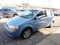 Pastel Blue Metallic - Aveo LS Hatchback Photo No. 5