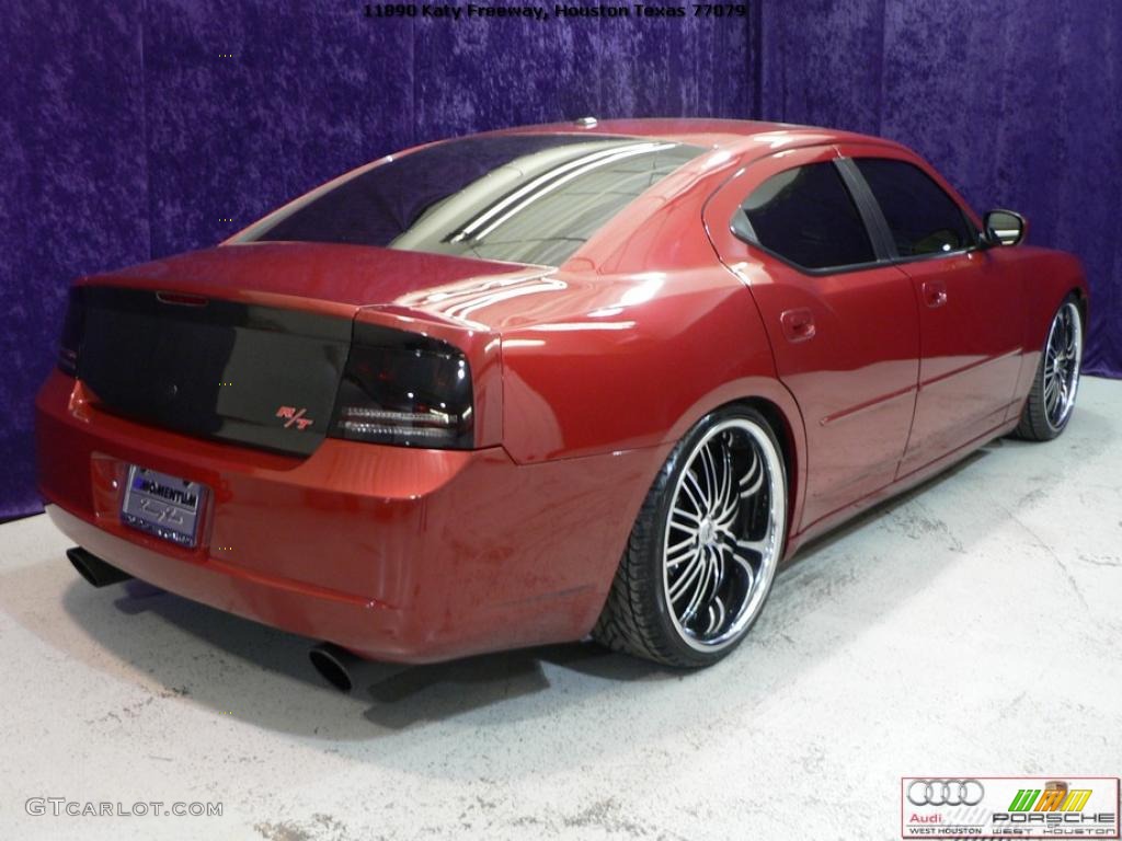 2007 Charger R/T - Inferno Red Crystal Pearl / Dark Slate Gray/Light Graystone photo #21