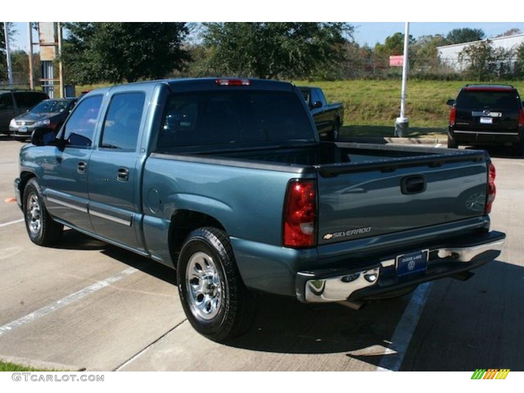 2007 Silverado 1500 Classic LS Crew Cab - Blue Granite Metallic / Dark Charcoal photo #5