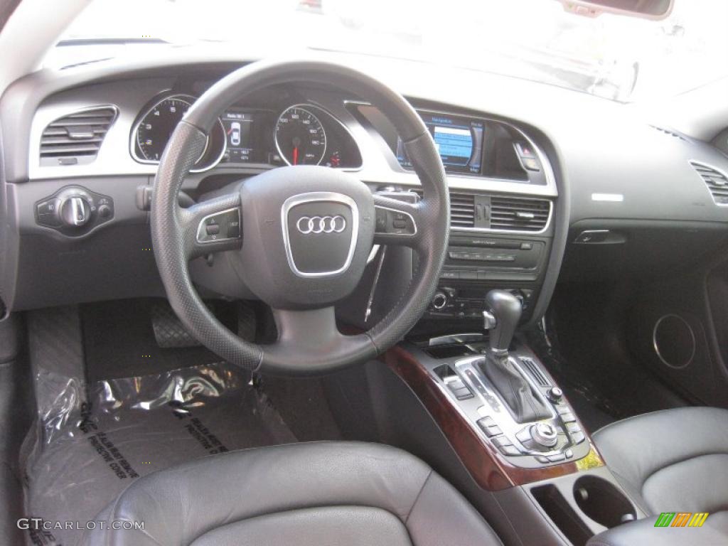 2009 Audi A5 3.2 quattro Coupe Black Dashboard Photo #41296126