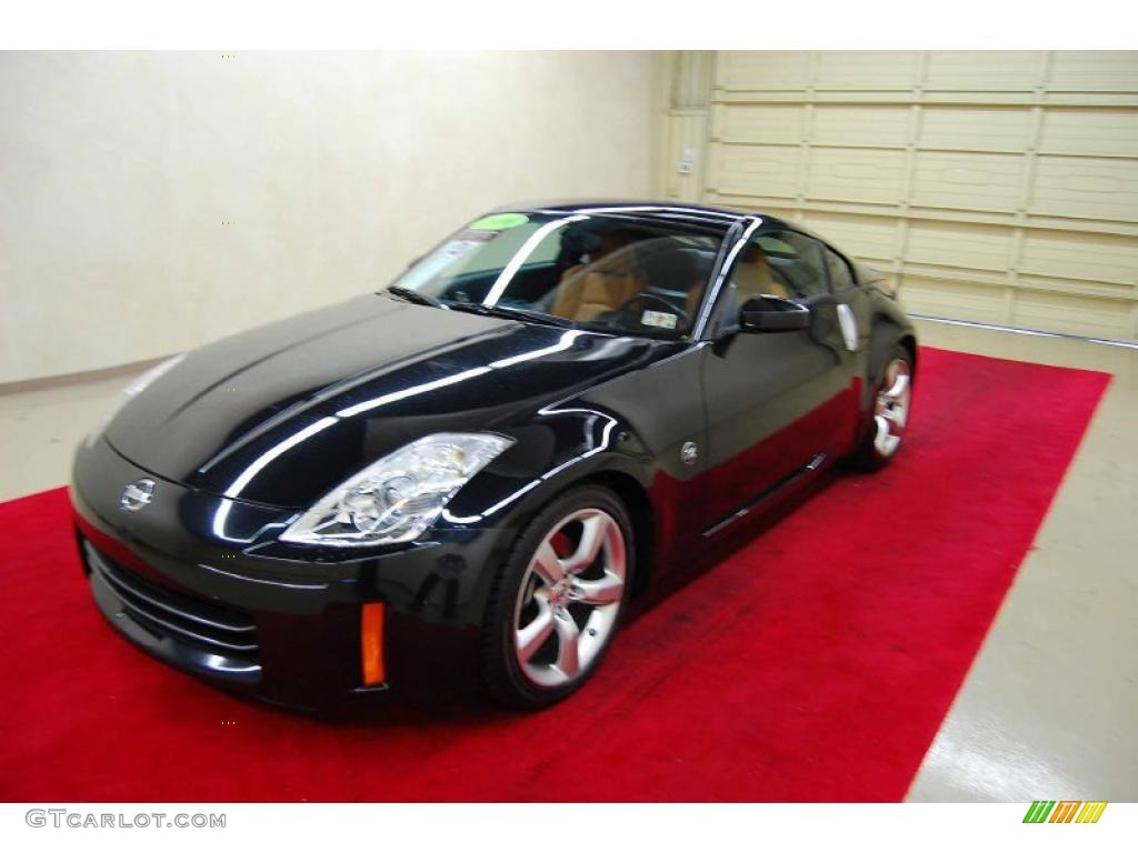 Magnetic Black Pearl 2006 Nissan 350Z Touring Coupe Exterior Photo #41296202