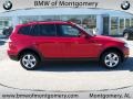 2007 Crimson Red BMW X3 3.0si  photo #2