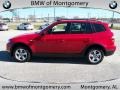 2007 Crimson Red BMW X3 3.0si  photo #7