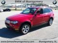 2007 Crimson Red BMW X3 3.0si  photo #8
