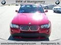 2007 Crimson Red BMW X3 3.0si  photo #10