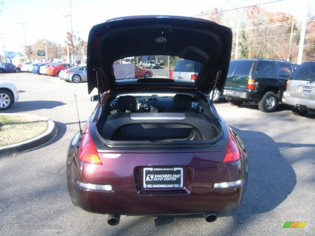 2006 350Z Coupe - Interlagos Fire Metallic / Carbon Black photo #9