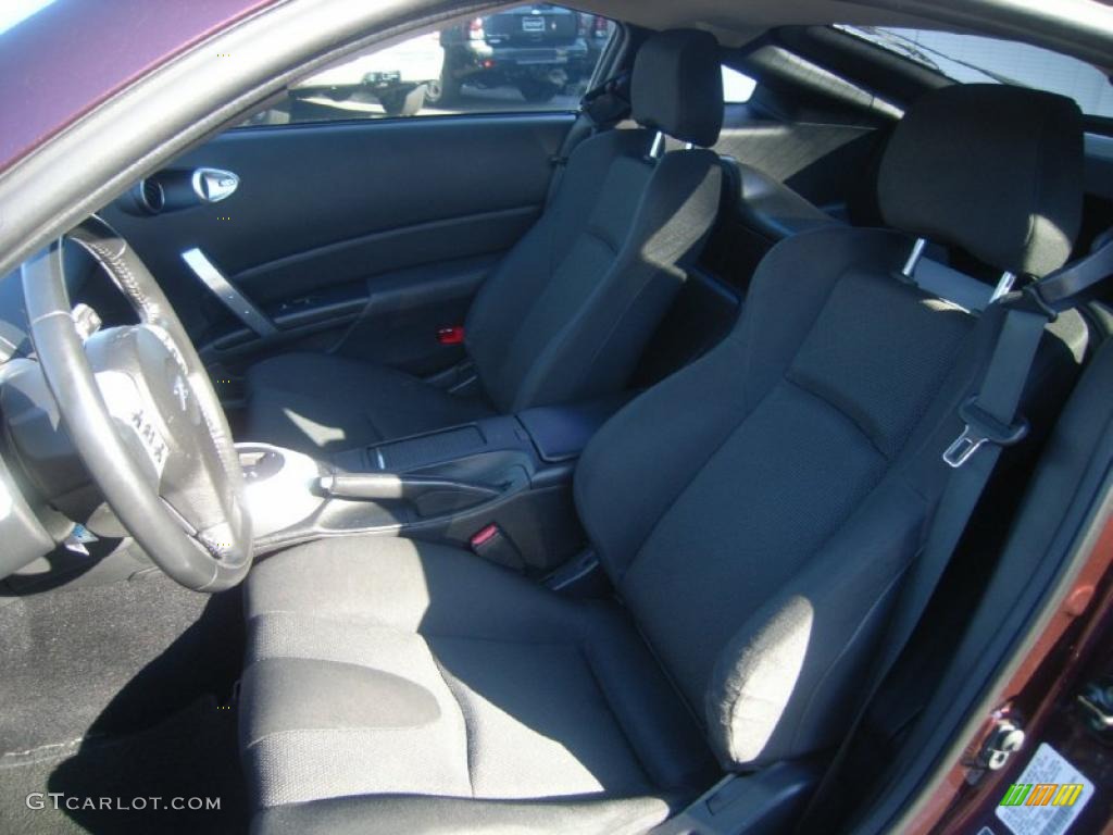 Carbon Black Interior 2006 Nissan 350Z Coupe Photo #41297567
