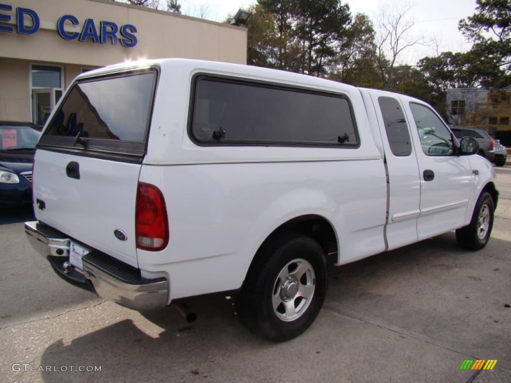 2004 F150 XLT Heritage SuperCab - Oxford White / Heritage Graphite Grey photo #8