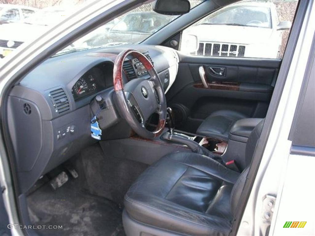 Gray Interior 2003 Kia Sorento EX 4WD Photo #41299287