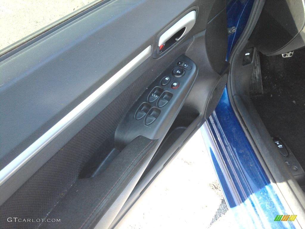 2008 Civic Si Sedan - Fiji Blue Pearl / Black photo #9