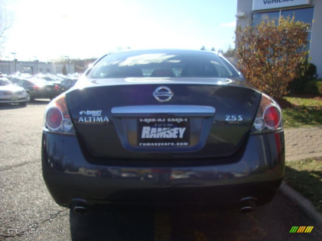 2008 Altima 2.5 S - Dark Slate Metallic / Charcoal photo #3