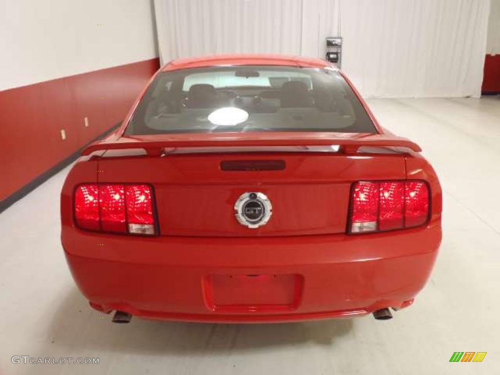 2008 Mustang GT Deluxe Coupe - Torch Red / Dark Charcoal photo #5