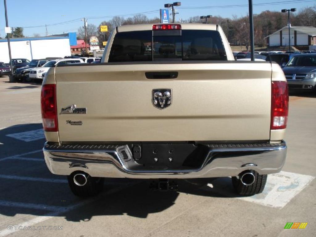 2011 Ram 1500 Big Horn Quad Cab - White Gold / Light Pebble Beige/Bark Brown photo #4