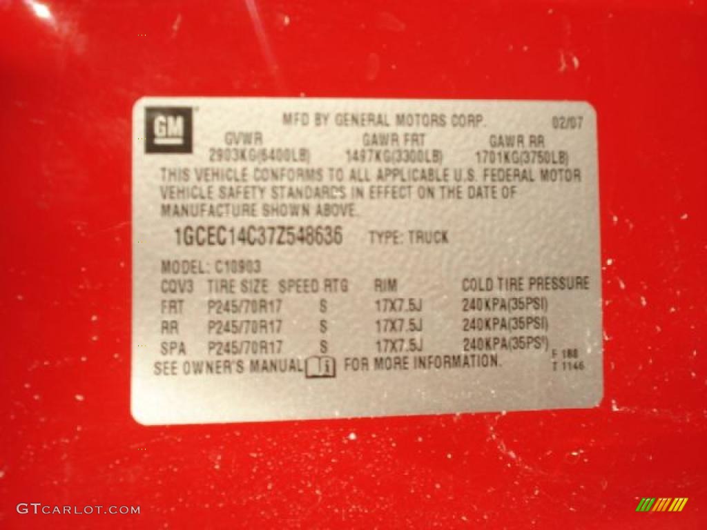 2007 Silverado 1500 LS Regular Cab - Victory Red / Dark Titanium Gray photo #27