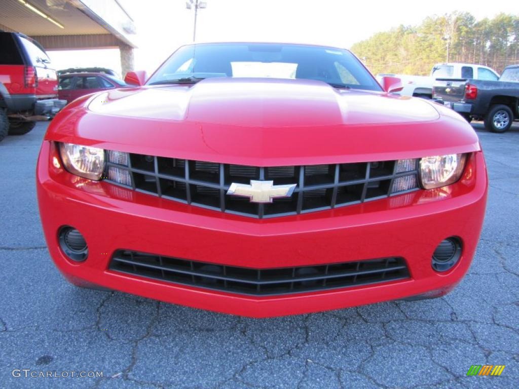 Victory Red 2011 Chevrolet Camaro LS Coupe Exterior Photo #41303136