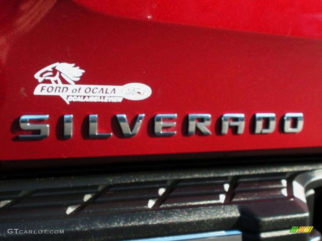 2009 Silverado 1500 LT Extended Cab - Deep Ruby Red Metallic / Light Cashmere photo #9