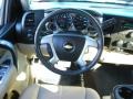 Light Cashmere 2009 Chevrolet Silverado 1500 LT Extended Cab Steering Wheel