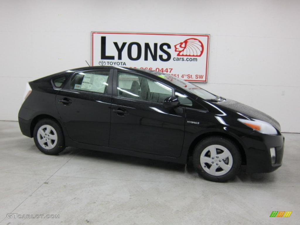 2010 Prius Hybrid IV - Black / Misty Gray photo #3