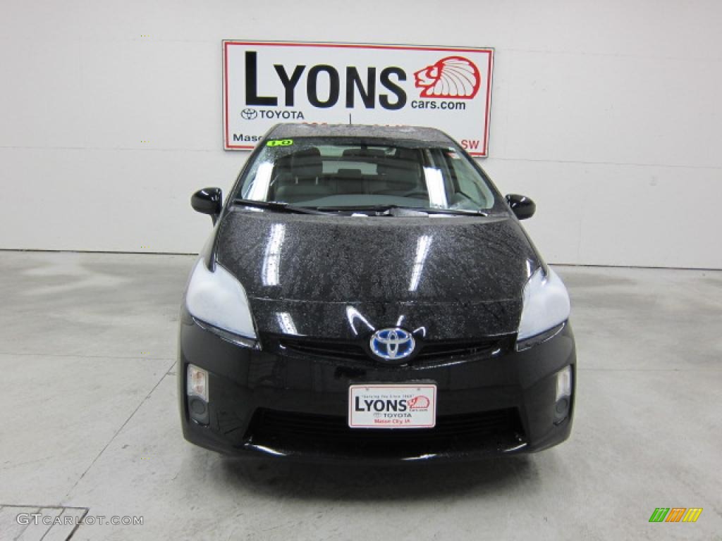 2010 Prius Hybrid IV - Black / Misty Gray photo #4