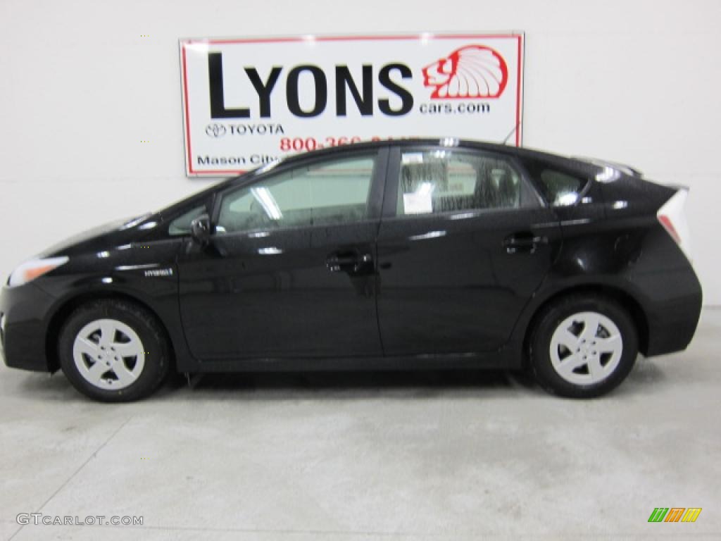 2010 Prius Hybrid IV - Black / Misty Gray photo #5