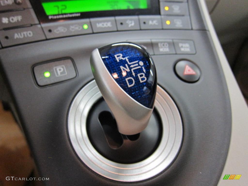2010 Prius Hybrid IV - Black / Misty Gray photo #8
