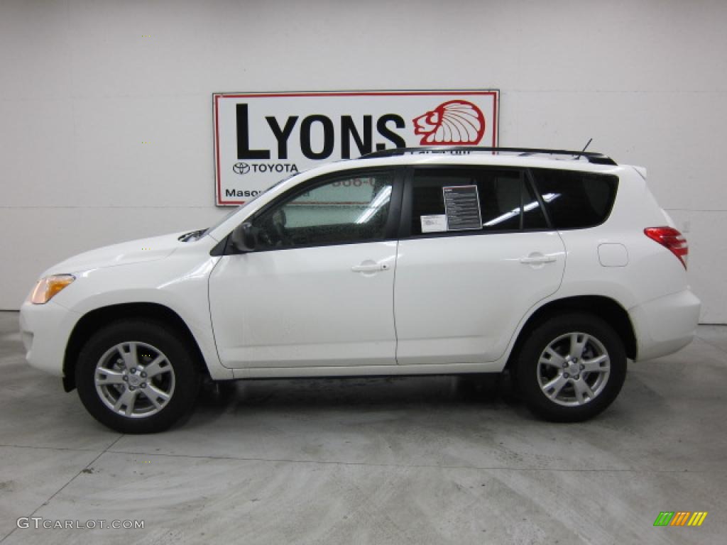 2011 RAV4 I4 4WD - Super White / Sand Beige photo #1