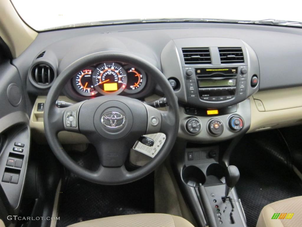 2011 Toyota RAV4 I4 4WD Sand Beige Dashboard Photo #41305233