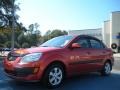 Sunset Orange - Rio LX Sedan Photo No. 1