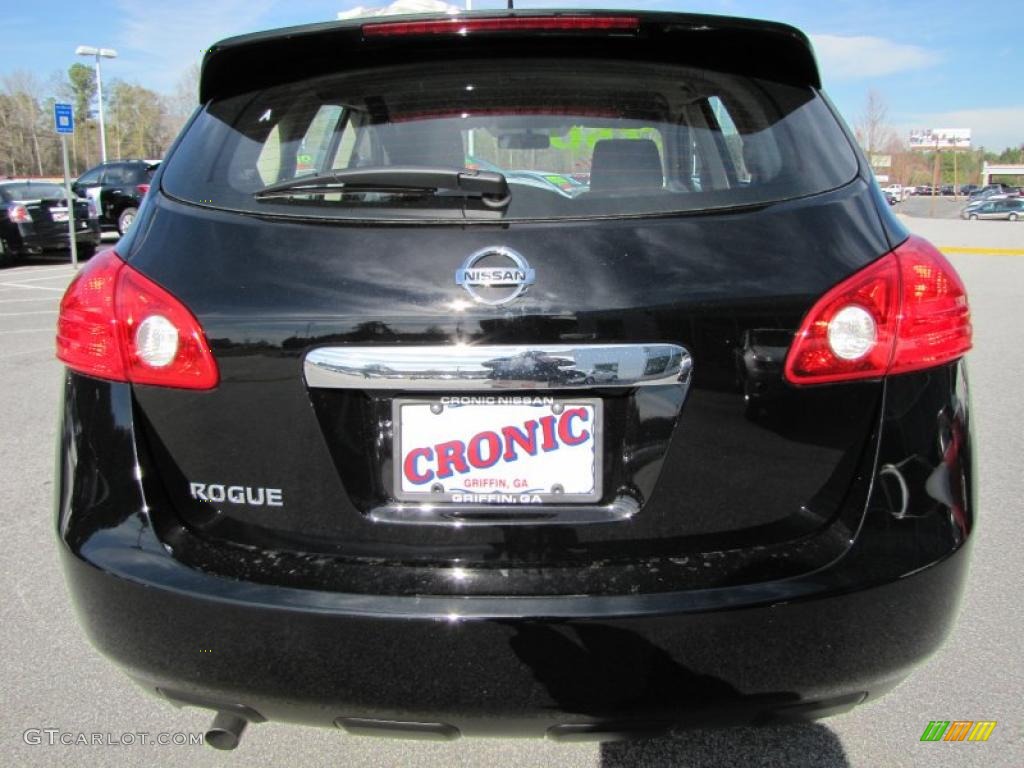 2011 Rogue S - Wicked Black / Black photo #4