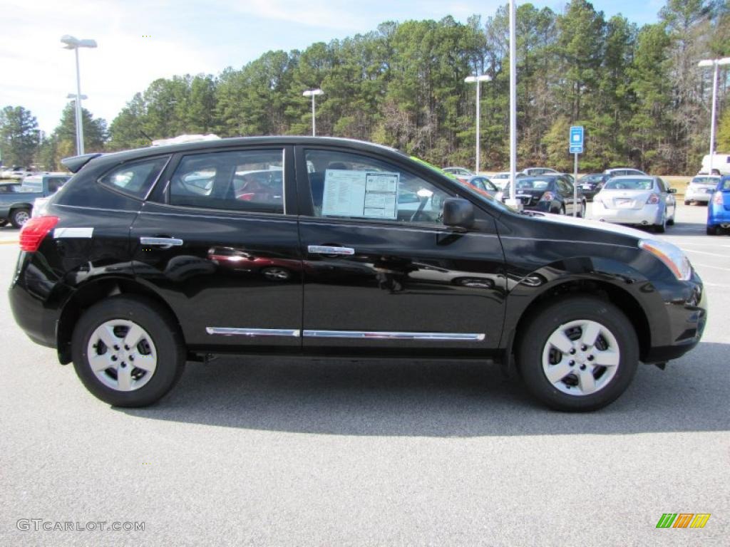 2011 Rogue S - Wicked Black / Black photo #6