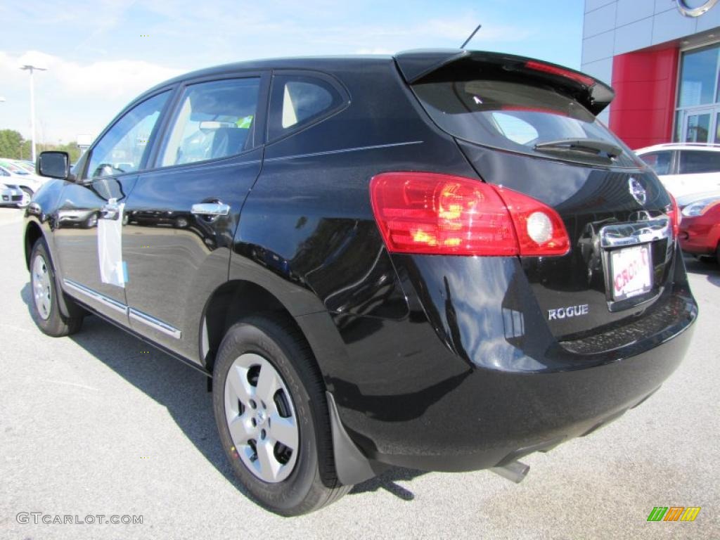 2011 Rogue S - Wicked Black / Gray photo #3