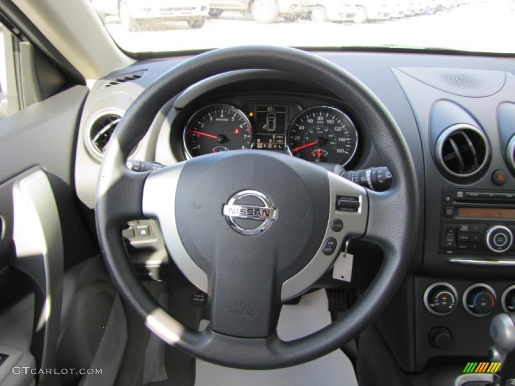 2011 Rogue S - Wicked Black / Gray photo #10