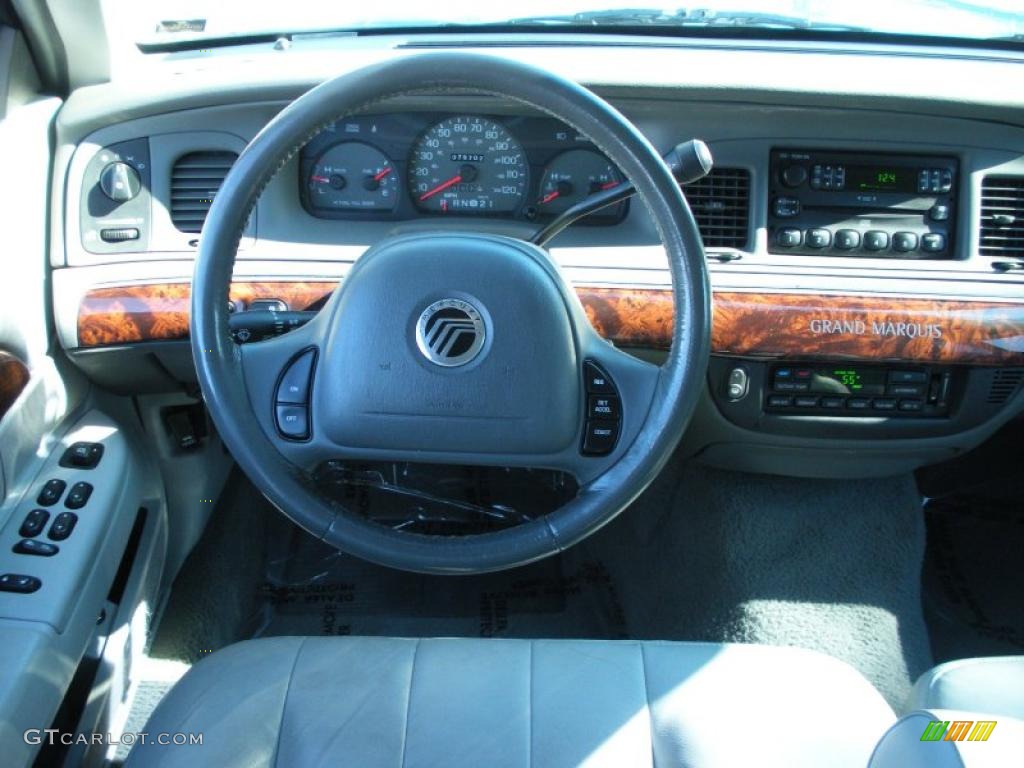 2004 Grand Marquis LS - Light Ice Blue Metallic / Light Flint photo #18