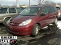 2008 Salsa Red Pearl Toyota Sienna LE  photo #2