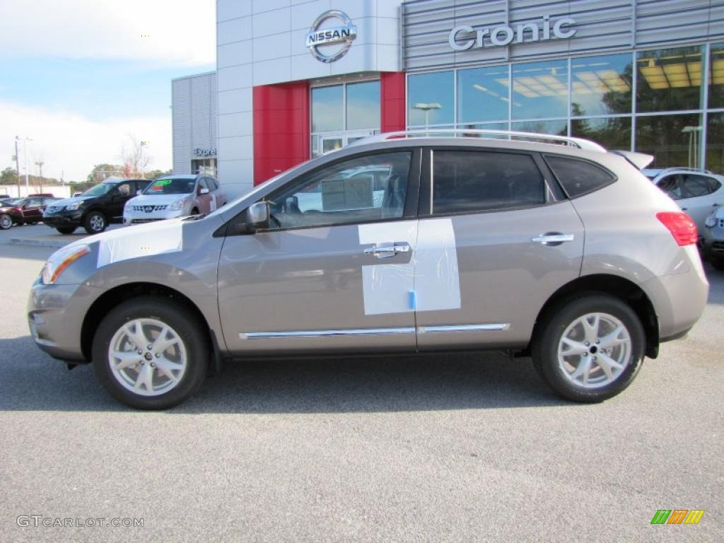 2011 Rogue SV - Platinum Graphite / Gray photo #2