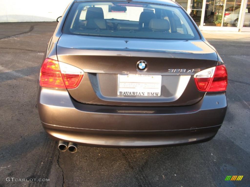 2008 3 Series 328xi Sedan - Sparkling Graphite Metallic / Black photo #4