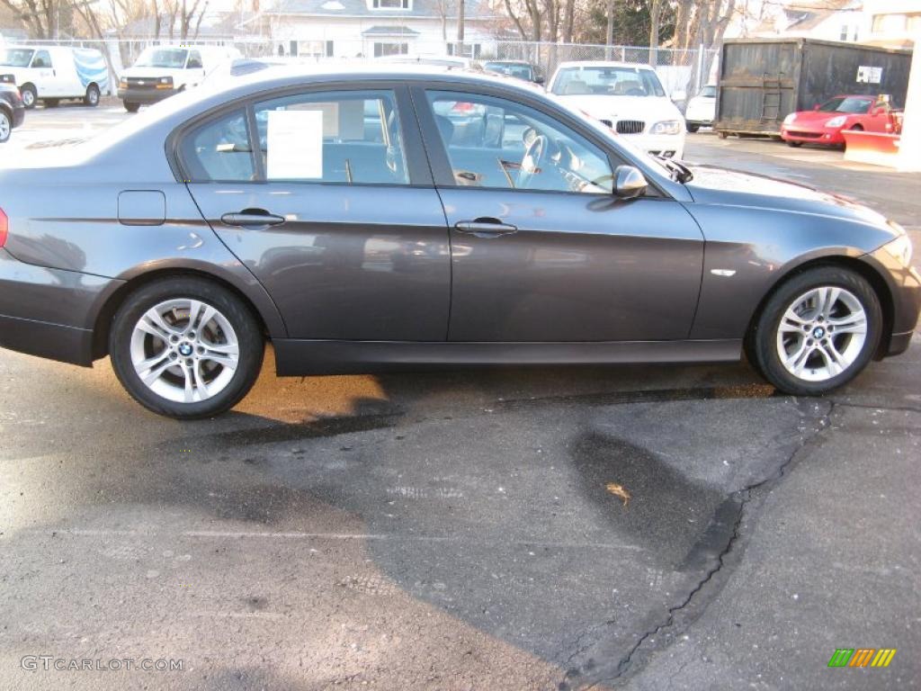 2008 3 Series 328xi Sedan - Sparkling Graphite Metallic / Black photo #5