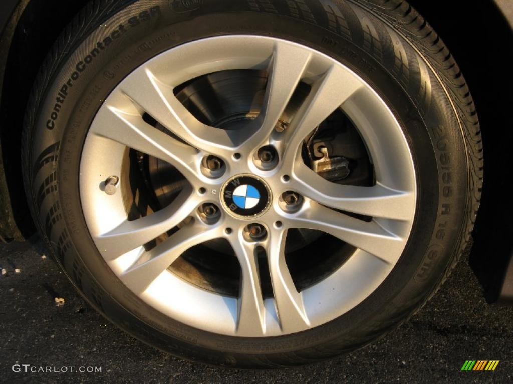 2008 3 Series 328xi Sedan - Sparkling Graphite Metallic / Black photo #7